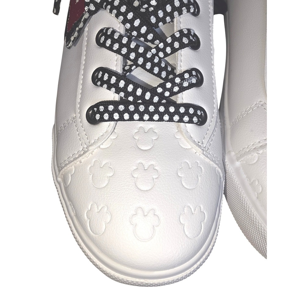 Ground Up Disney Minnie Mouse White Lace Up Sneakers Womens Size 9.5 - Picture 5 of 10